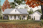 Cabin & Cottage House Plan Front of House 032D-1192