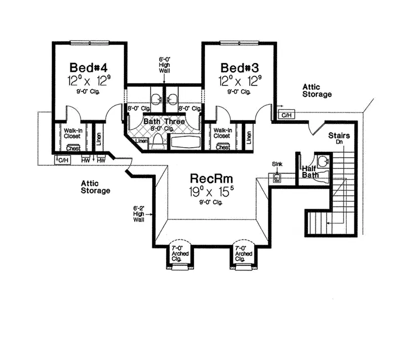 European House Plan Second Floor - Lachlan Luxury European Home 036D-0220 - Shop House Plans and More