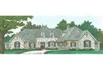 European House Plan Front Photo 02 - Lachlan Luxury European Home 036D-0220 - Shop House Plans and More
