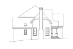 Vacation House Plan Left Elevation - Ferguson Modern Home 040D-0006 - Search House Plans and More