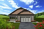 Arts & Crafts House Plan Rear Photo 01 - Eileen Hill Craftsman Home 051D-0740 - Search House Plans and More