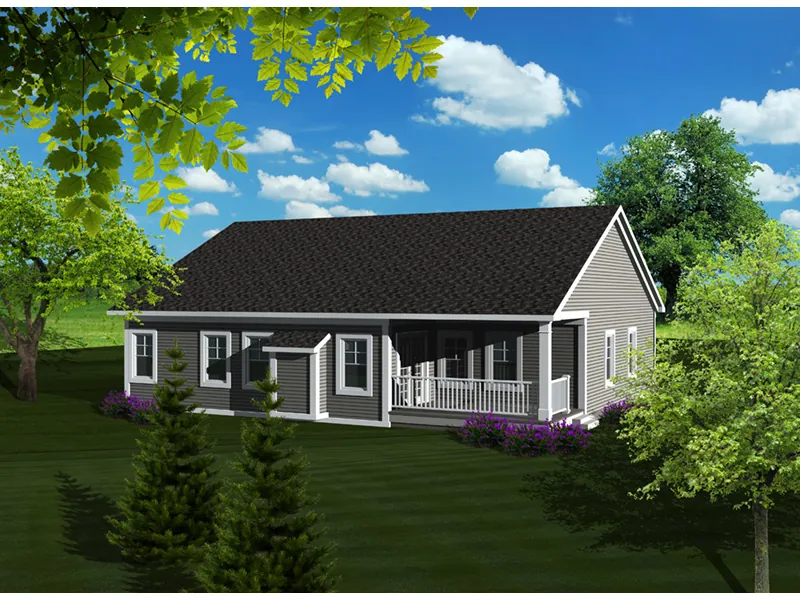 Craftsman House Plan Rear Photo 01 - Torrell Craftsman Home 051D-0757 - Shop House Plans and More