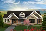 Rustic House Plan Front of Home - Evans Rustic Craftsman Home 051D-0794 - Search House Plans and More