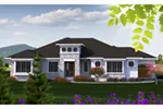 Modern House Plan Front of House 051D-0814