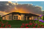 Florida House Plan Rear Photo 01 - Faracci Italian Luxury Home 051D-0825 - Search House Plans and More