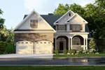 Rustic House Plan Front Photo 01 - Charlevoix Creek Country Home 055D-0215 - Search House Plans and More