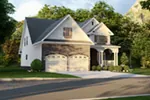 Rustic House Plan Side View Photo - Charlevoix Creek Country Home 055D-0215 - Search House Plans and More