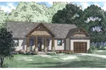 Lake House Plan Front of Home - Aspen Edge Craftsman Home 055D-0933 - Search House Plans and More