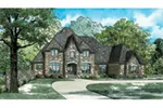 Luxury House Plan Front of Home - Bridgerstone Luxury Home 055D-0934 - Search House Plans and More