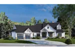 Waterfront House Plan Front Photo 04 - Blueridge Overlook Rustic Home 055D-0940 - Search House Plans and More