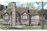 Waterfront House Plan Color Image of House - Blueridge Overlook Rustic Home 055D-0940 - Search House Plans and More