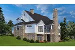 Waterfront House Plan Rear Photo 02 - Blueridge Overlook Rustic Home 055D-0940 - Search House Plans and More