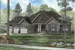 Country House Plan Front of Home - Dogwood Drive Country Home 055D-0947 - Search House Plans and More