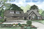 Mountain House Plan Front of Home - Mayshire European Home 055D-0961 - Shop House Plans and More