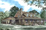 Traditional House Plan Front Image - Raven Ranch Country Home 055D-0976 - Shop House Plans and More