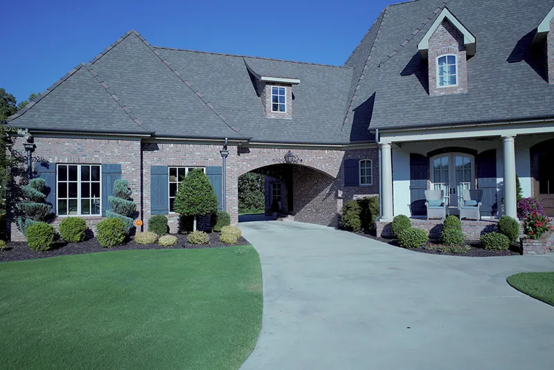 European House Plan Driveway Photo - Glengarrie Luxury Home 055D-0983 - Search House Plans and More