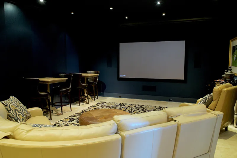European House Plan Theater Room Photo 01 - Glengarrie Luxury Home 055D-0983 - Search House Plans and More
