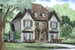 Country French House Plan Front of House 055D-1014