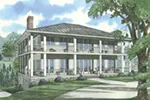 Lowcountry House Plan Front of Home - 055D-1079 - Shop House Plans and More