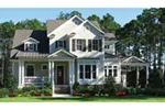 Farmhouse Plan Front of Home - 056D-0088 - Shop House Plans and More