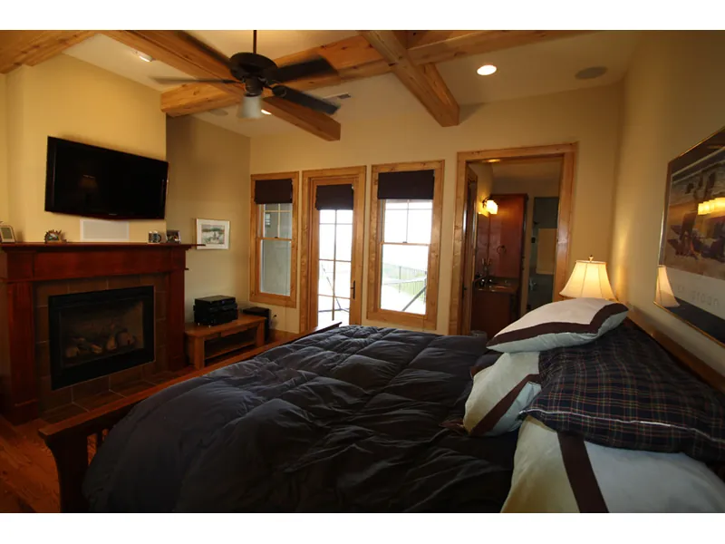 Arts & Crafts House Plan Master Bedroom Photo 01 - 056D-0118 - Shop House Plans and More