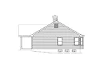Traditional House Plan Right Elevation - Southfield Traditional Home 058D-0021 - Shop House Plans and More