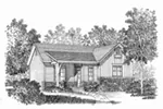Rustic House Plan Front Image of House - Sawyer Hill Cottage Home 058D-0196 - Shop House Plans and More
