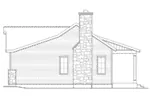 Rustic House Plan Right Elevation - Sawyer Hill Cottage Home 058D-0196 - Shop House Plans and More