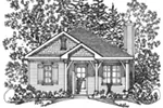 Vacation House Plan Front Image of House - Everett Creek Country Cottage 058D-0198 - Search House Plans and More