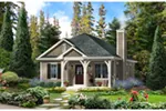 Vacation House Plan Front of Home - Everett Creek Country Cottage 058D-0198 - Search House Plans and More