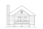 Vacation House Plan Rear Elevation - Everett Creek Country Cottage 058D-0198 - Search House Plans and More