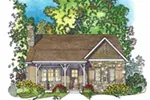 Arts & Crafts House Plan Front Image - Deer Lake Rustic Cottage Home 058D-0200 - Search House Plans and More
