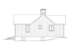 Lake House Plan Left Elevation - Gatehill Rustic Cabin Home 058D-0202 - Search House Plans and More