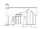Lake House Plan Rear Elevation - Gatehill Rustic Cabin Home 058D-0202 - Search House Plans and More
