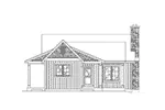 Rustic House Plan Front Elevation - Kemp Woods Country Home 058D-0204 - Search House Plans and More