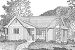 Rustic House Plan Front Image of House - Kemp Woods Country Home 058D-0204 - Search House Plans and More