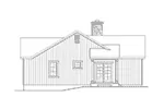 Rustic House Plan Left Elevation - Kemp Woods Country Home 058D-0204 - Search House Plans and More