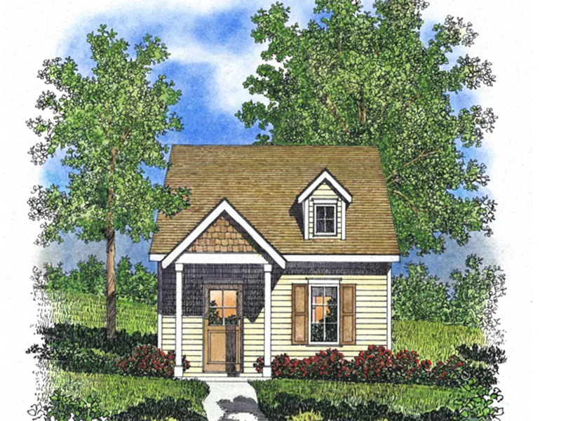 Cabin & Cottage House Plan Front of Home - Orsen Creek Country Cabin 058D-0209 - Shop House Plans and More