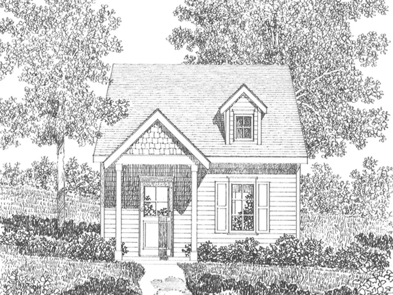 Cabin & Cottage House Plan Front Image of House - Orsen Creek Country Cabin 058D-0209 - Shop House Plans and More