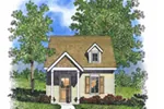Cabin & Cottage House Plan Front of Home - Orsen Creek Country Cabin 058D-0209 - Shop House Plans and More