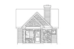 Shingle House Plan Front Elevation - Peal Hollow Country Cabin 058D-0210 - Shop House Plans and More