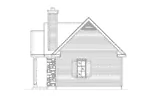Shingle House Plan Right Elevation - Peal Hollow Country Cabin 058D-0210 - Shop House Plans and More