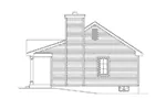 Arts & Crafts House Plan Right Elevation - 058D-0212 - Shop House Plans and More