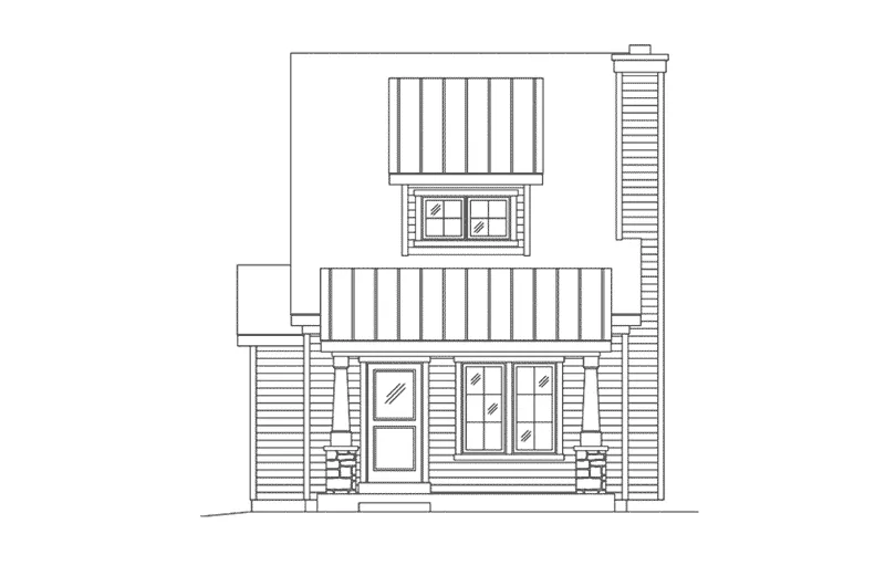 Country House Plan Front Elevation - 058D-0214 - Shop House Plans and More