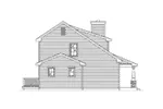 Country House Plan Left Elevation - 058D-0214 - Shop House Plans and More