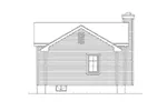 Vacation House Plan Rear Elevation - 058D-0216 - Shop House Plans and More