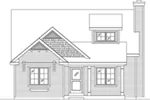 Bungalow House Plan Front of Home - 058D-0217 - Shop House Plans and More