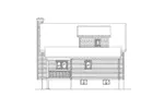 Vacation House Plan Rear Elevation - 058D-0218 - Shop House Plans and More