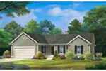 Traditional House Plan Front of Home - 058D-0219 - Shop House Plans and More