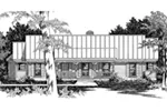 Rustic House Plan Front of House 060D-0153